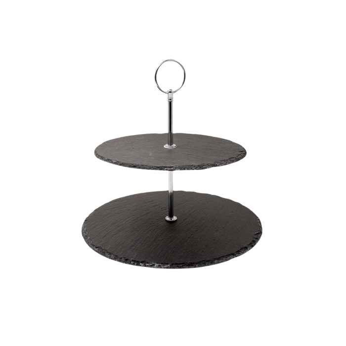 CAKE STAND X2 25X25X24CM