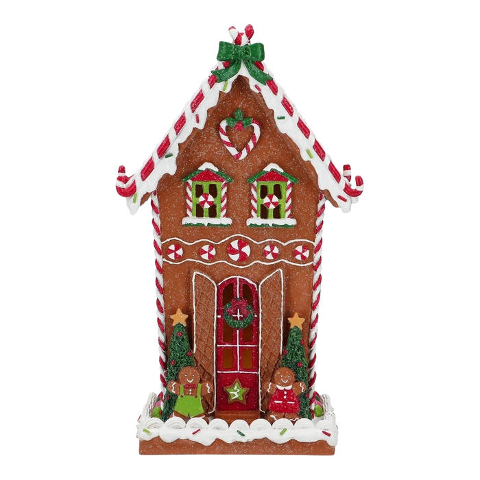 GINGERBREAD HOUSE LED 18X14X31CM