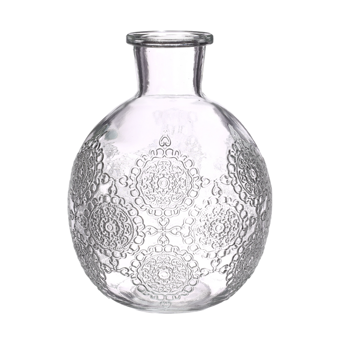 BOTTLE H17X13CM CLEAR