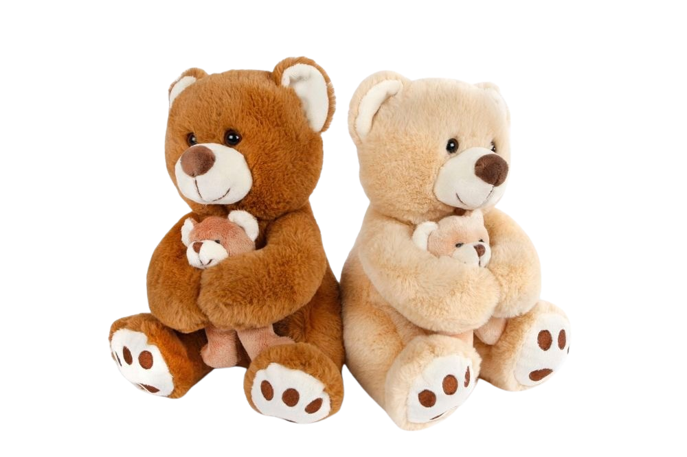 TAKE ME PLUSH BEAR GRAY 24CM