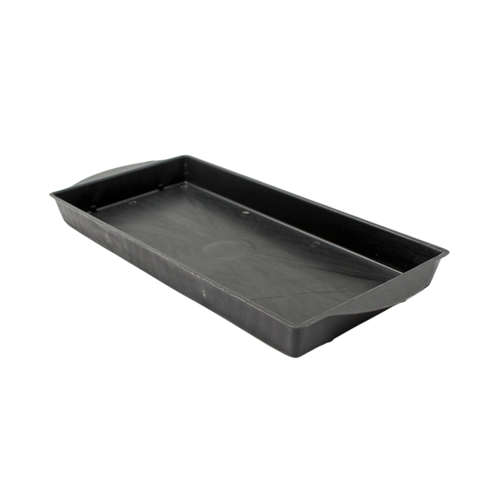 FLORAL PLASTIC TRAY 23CM - 25PCS