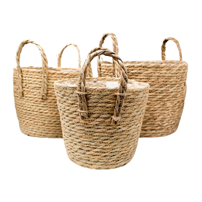 GRASS ROPE BASKET 3 SIZE