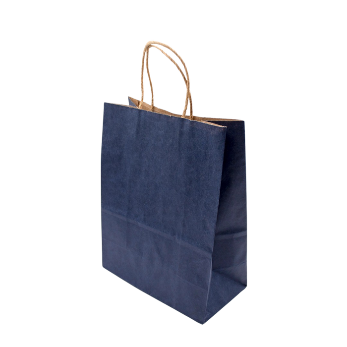 PAPER BAG 21X11X27CM BLUE