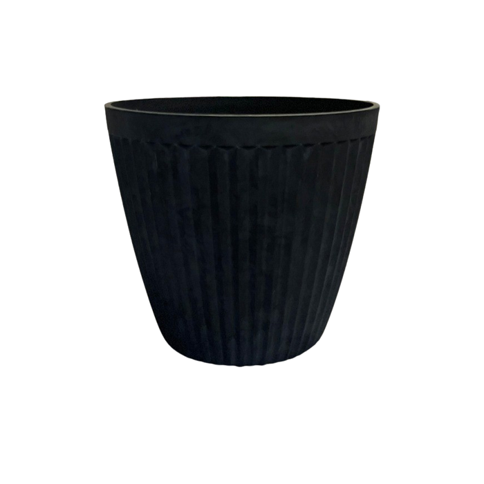 POT BLACK 43X43X39CM