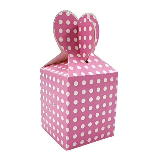 Candy box with dots 19cm