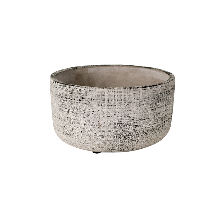 CERAMIC POT CEMENT 19X10CM